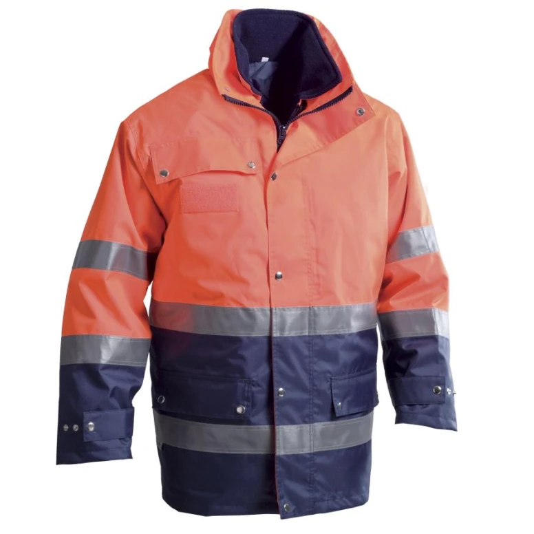 Chaqueta de trabajo Alta Visibilidad Multibolsillos de invierno 300 D P&P Loyal GGX30 413