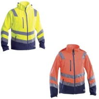 Chaqueta de trabajo Alta Visibilidad Multibolsillos Softshell P&P Loyal GGXA7 414