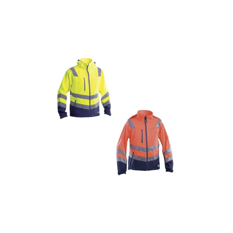 Chaqueta de trabajo Alta Visibilidad Multibolsillos Softshell P&P Loyal GGXA7 414