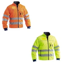 Chaqueta de trabajo Alta Visibilidad Multibolsillos con mangas desmontables P&P Loyal GGXB5 214