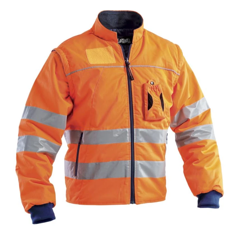 Chaqueta de trabajo Alta Visibilidad Multibolsillos con mangas desmontables P&P Loyal GGXB5 214
