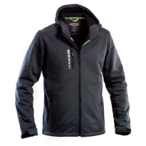 Chaqueta de trabajo Multibolsillos Softshell Impermeable con Capucha P&P Loyal GGXD3 300