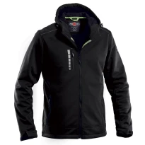 Chaqueta de trabajo Multibolsillos Softshell Impermeable con Capucha P&P Loyal GGXD3 300