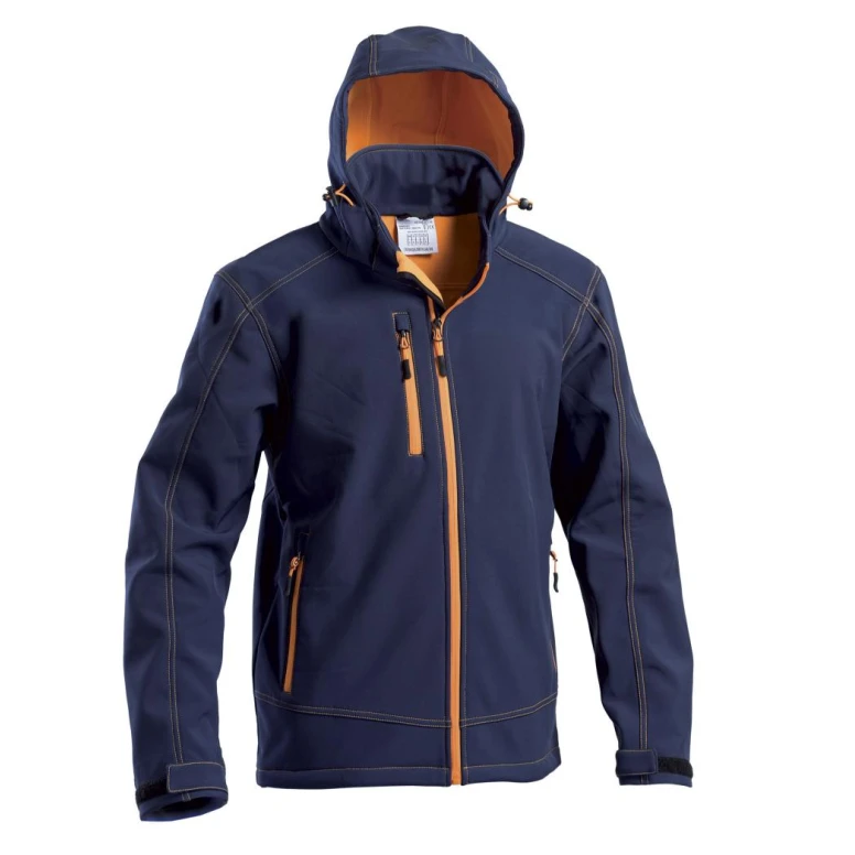 Chaqueta de trabajo Multibolsillos Softshell Impermeable con Capucha Norton P&P Loyal GGXEV 417