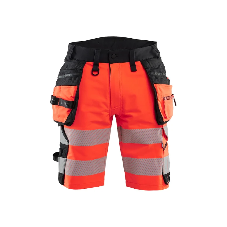 Bermuda de trabajo Alta Visibilidad Multibolsillos Stretch Blaklader High VIS stretch 4-VIE 112016485599C50