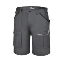 Bermuda de trabajo Multibolsillos Beta 100% Algodón Elástico 7931MG