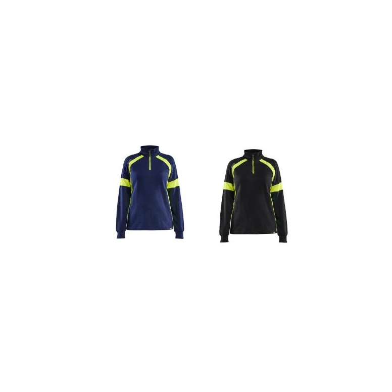Sudadera de trabajo Blaklader 100% Algodón cremallera media Mujer 356611588933M