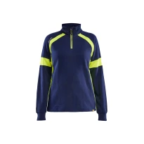 Sudadera de trabajo Blaklader 100% Algodón cremallera media Mujer 356611588933M
