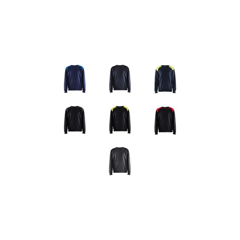 Sudadera de trabajo Blaklader 100% Algodón bicolor 358011588633L