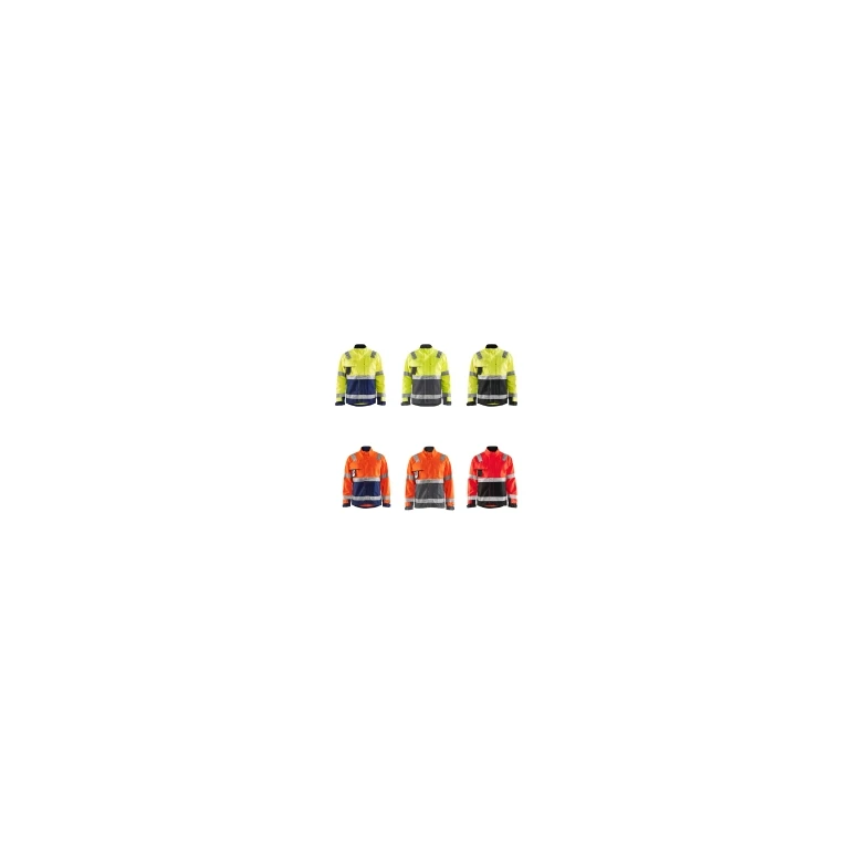Chaqueta de trabajo Impermeable Multibolsillos Alta Visibilidad High vis Blaklader 4064181133894L