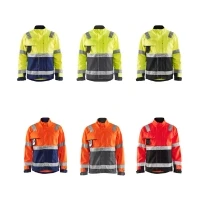 Chaqueta de trabajo Impermeable Multibolsillos Alta Visibilidad High vis Blaklader 4064181133894L