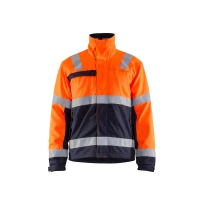 Chaqueta de trabajo Multibolsillos ignífugo Alta Visibilidad Blaklader Multinorma Invernal 4069151353894L