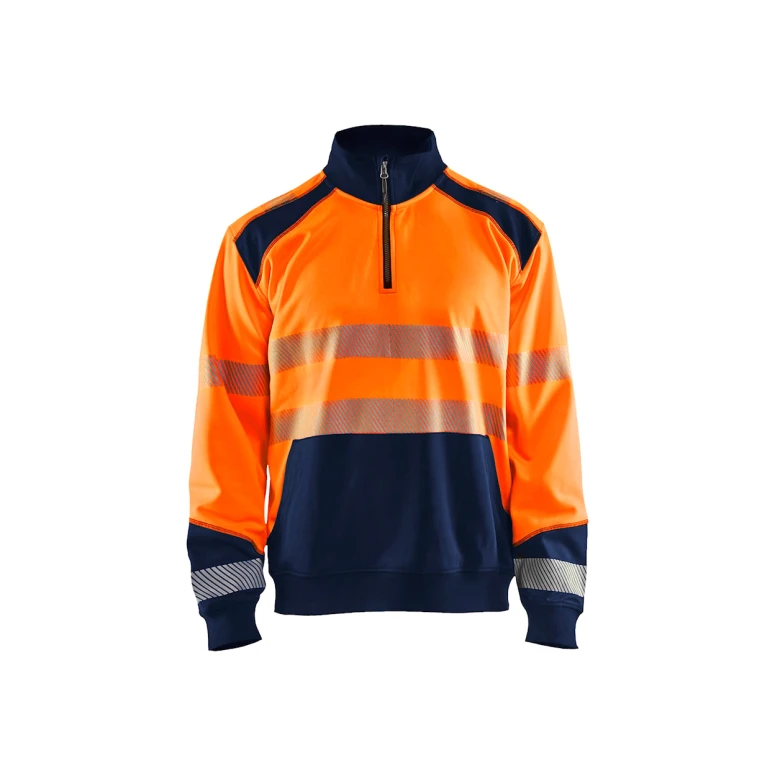 Sudadera de trabajo Blaklader Alta Visibilidad cremallera media 355625283389L