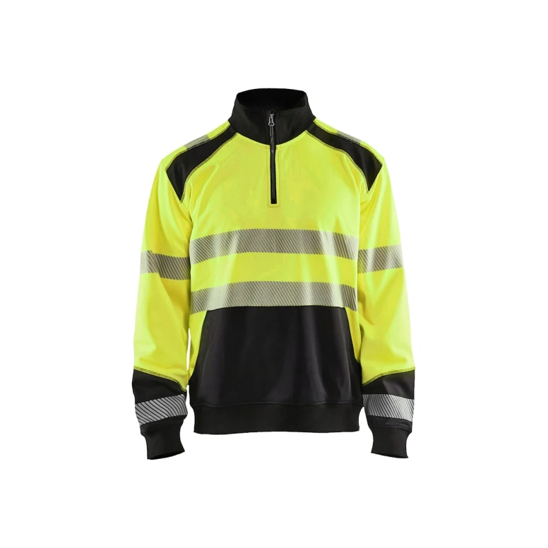 Sudadera de trabajo Blaklader Alta Visibilidad cremallera media 355625283389L