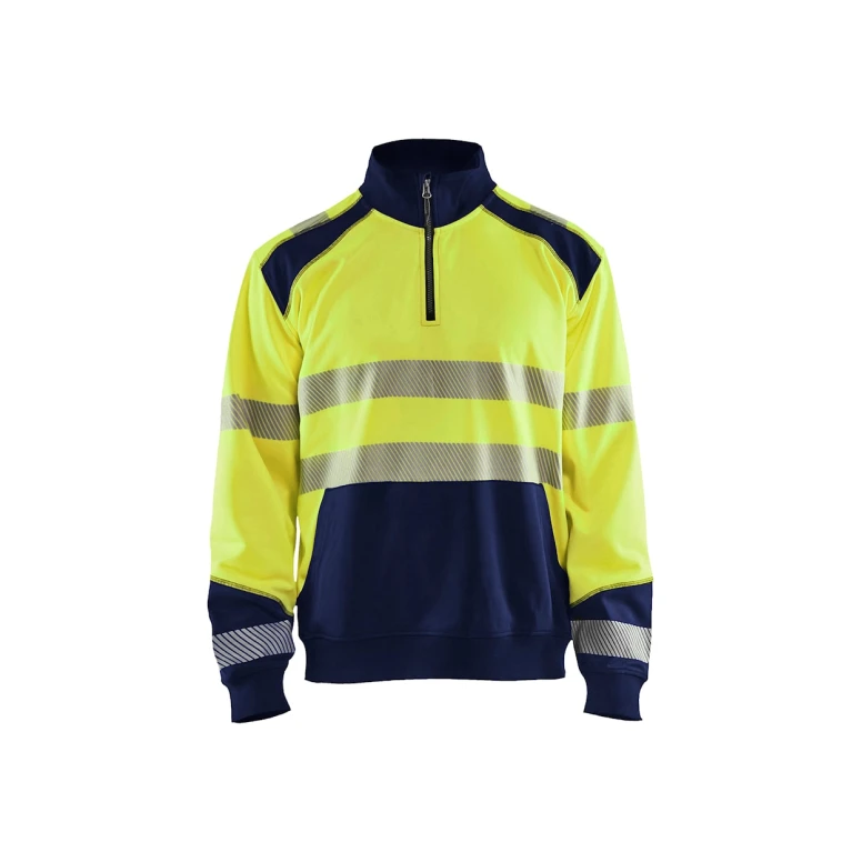Sudadera de trabajo Blaklader Alta Visibilidad cremallera media 355625283389L