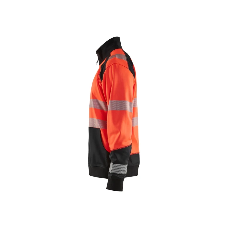 Sudadera de trabajo Blaklader Alta Visibilidad cremallera media 355625283389L