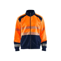 Sudadera de trabajo Blaklader Alta Visibilidad cremallera completa 355825283389L