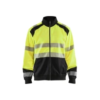 Sudadera de trabajo Blaklader Alta Visibilidad cremallera completa 355825283389L