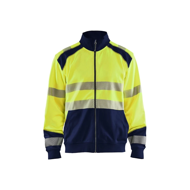 Sudadera de trabajo Blaklader Alta Visibilidad cremallera completa 355825283389L
