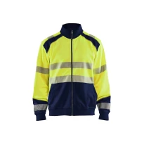 Sudadera de trabajo Blaklader Alta Visibilidad cremallera completa 355825283389L