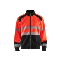 Sudadera de trabajo Blaklader Alta Visibilidad cremallera completa 355825283389L