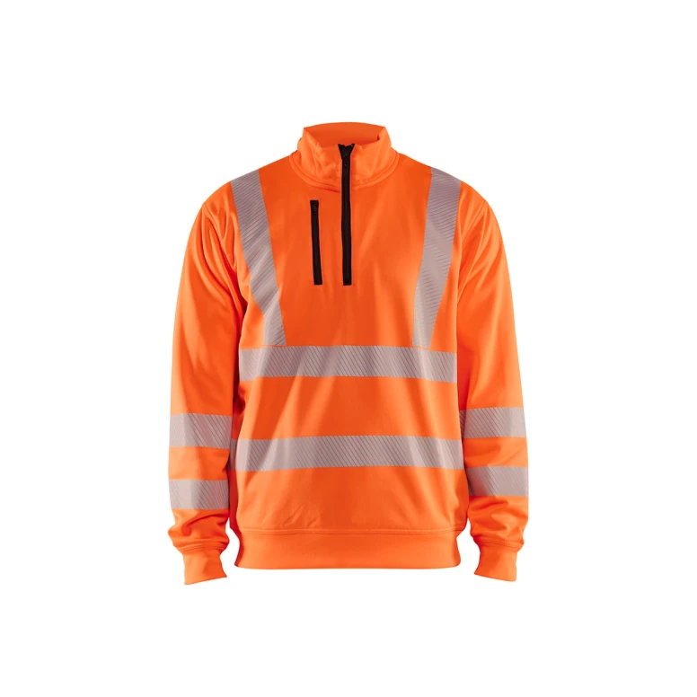 Sudadera de trabajo cremallera media Blaklader Alta Visibilidad 356425383300L