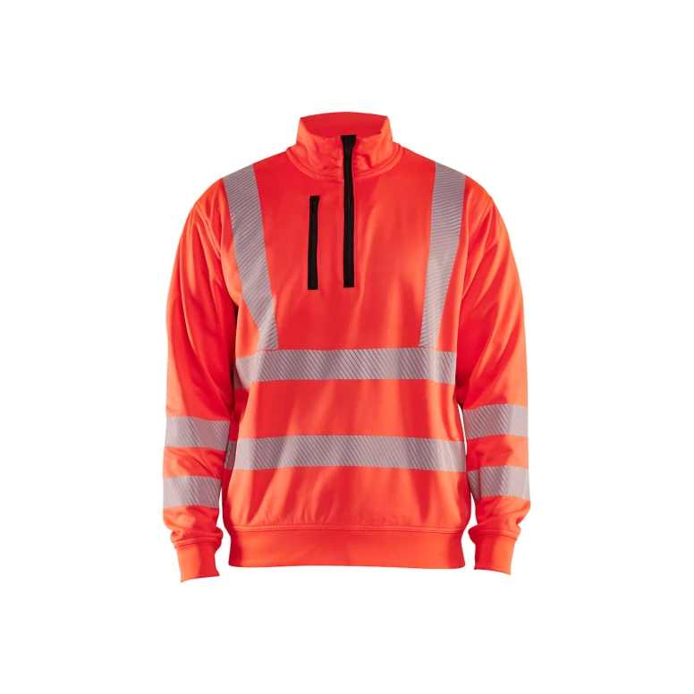 Sudadera de trabajo cremallera media Blaklader Alta Visibilidad 356425383300L