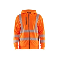 Sudadera de trabajo cremallera completa Blaklader Alta Visibilidad con capucha 356525383300L