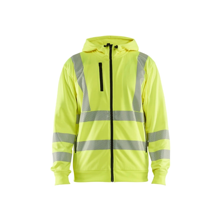 Sudadera de trabajo cremallera completa Blaklader Alta Visibilidad con capucha 356525383300L