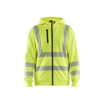 Sudadera de trabajo cremallera completa Blaklader Alta Visibilidad con capucha 356525383300L