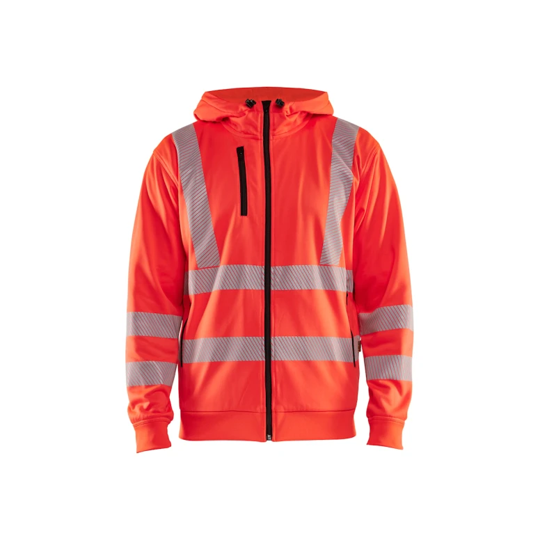 Sudadera de trabajo cremallera completa Blaklader Alta Visibilidad con capucha 356525383300L