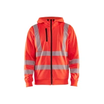Sudadera de trabajo cremallera completa Blaklader Alta Visibilidad con capucha 356525383300L