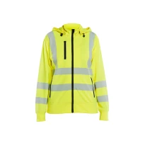 Sudadera de trabajo cremallera completa Blaklader Alta Visibilidad con capucha Mujer 357425383300M
