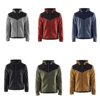 Chaqueta de trabajo Blaklader de punto con Softshell Stretch con capucha 594025363799L