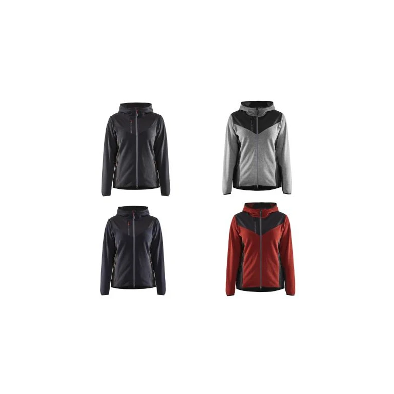 Chaqueta de trabajo Blaklader de punto con Softshell Stretch Mujer con capucha 594125365999M