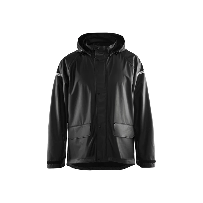 Chaqueta de trabajo Impermeable con capucha Blaklader Level 1 Negro 4311200099004L