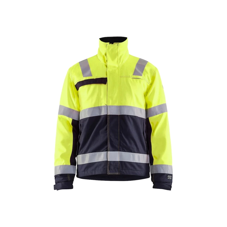 Chaqueta de trabajo ignífugo Alta Visibilidad Multibolsillos antiestático Invernal multinorma Ajustado Blaklader 4069151433894L