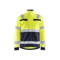 Chaqueta de trabajo ignífugo antiestático Multibolsillos Alta Visibilidad Multinorma Blaklader 4087151433894L