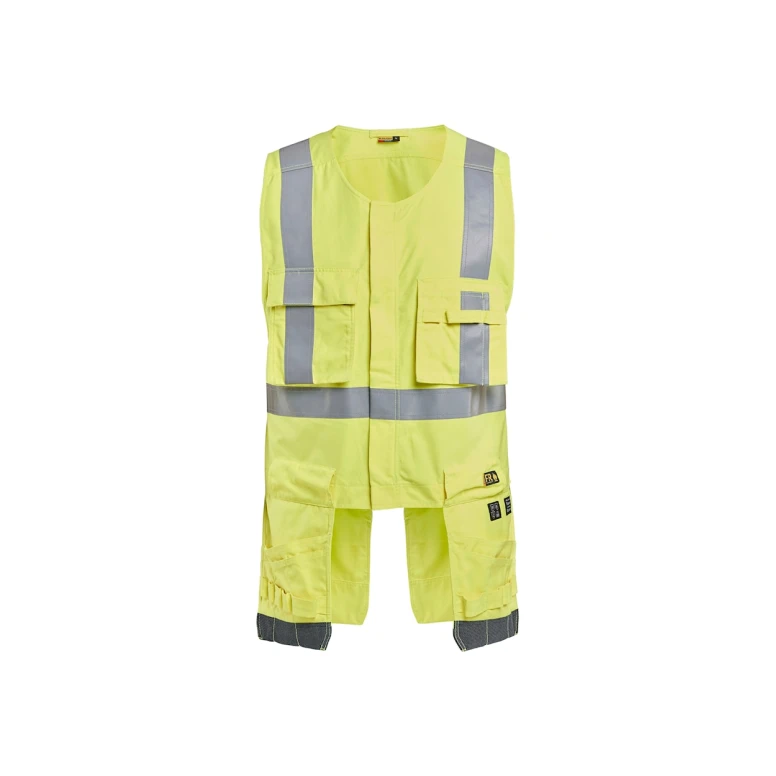 Chaleco de trabajo Alta Visibilidad Multibolsillos Blaklader cremallera completa ignífugo antiestático Ajustado 308915123300L