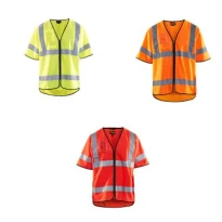Chaleco de trabajo Alta Visibilidad Blaklader cremallera completa 302310223300M/L