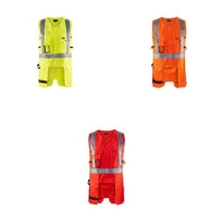 Chaleco de trabajo Alta Visibilidad Multibolsillos Blaklader cremallera completa 302718043300L
