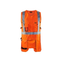 Chaleco de trabajo Alta Visibilidad Multibolsillos Blaklader cremallera completa 302718043300L