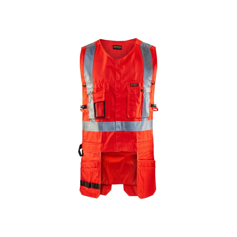 Chaleco de trabajo Alta Visibilidad Multibolsillos Blaklader cremallera completa 302718043300L