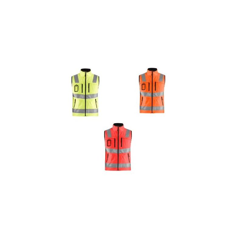 Chaleco de trabajo Alta Visibilidad Blaklader Softshell Multibolsillos 304925173300L