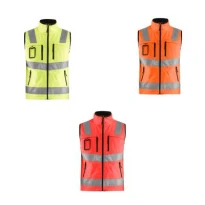 Chaleco de trabajo Alta Visibilidad Blaklader Softshell Multibolsillos 304925173300L
