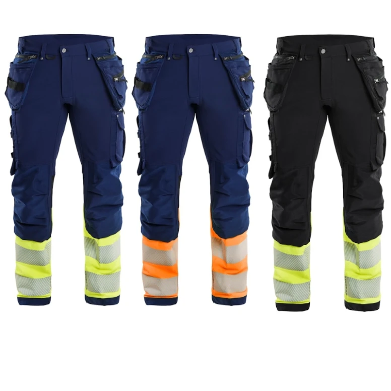 Pantalón de trabajo Alta Visibilidad Multibolsillos Stretch Blaklader High 4-vie strech 199316428933C50