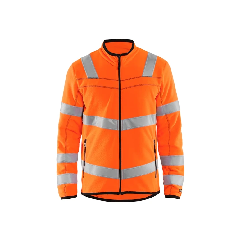 Sudadera de trabajo Blaklader Alta Visibilidad cremallera completa micropolar 494110103300L