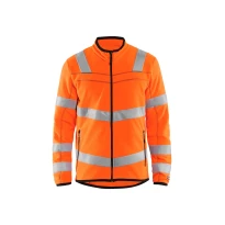 Sudadera de trabajo Blaklader Alta Visibilidad cremallera completa micropolar 494110103300L