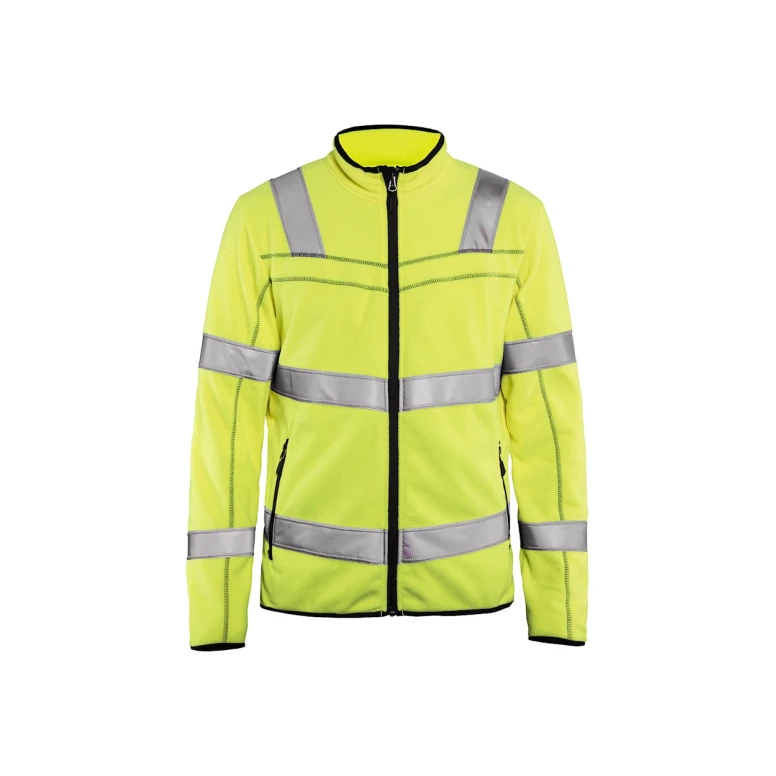 Sudadera de trabajo Blaklader Alta Visibilidad cremallera completa micropolar 494110103300L