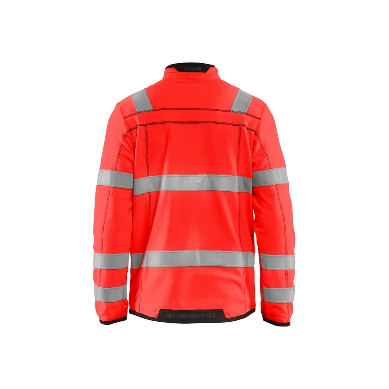 Sudadera de trabajo Blaklader Alta Visibilidad cremallera completa micropolar 494110103300L